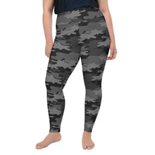 Load image into Gallery viewer, Camo-Print Plus Size Leggings